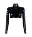 Latex Simple Crop Top