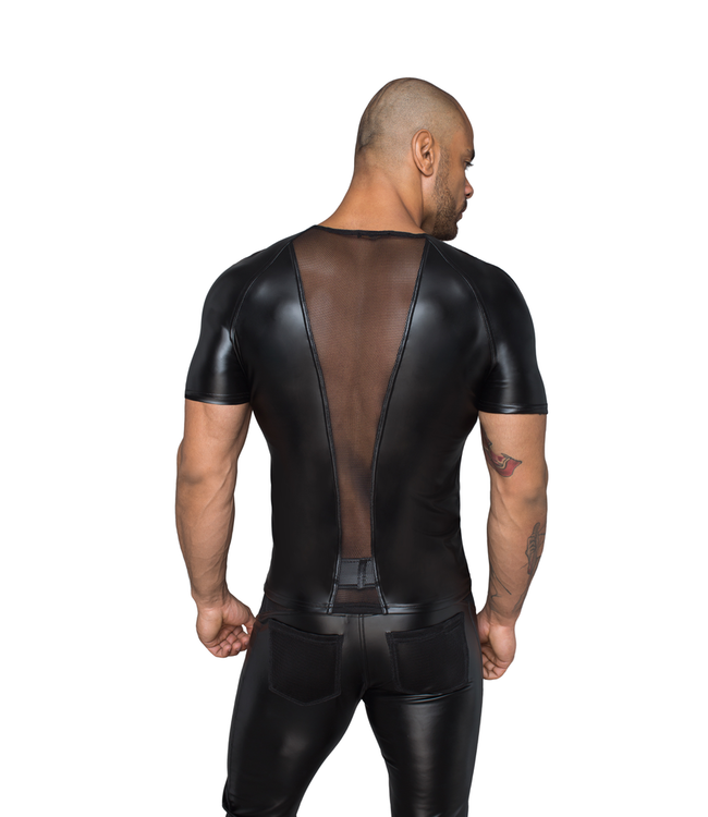 Shirt with mesh back