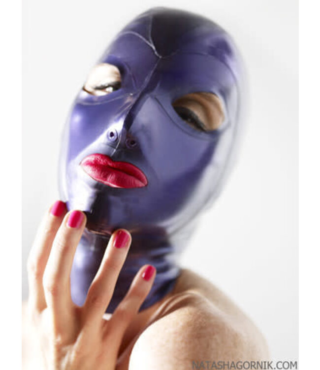 Moderne Latex Hood with Cat eyes