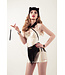Josephine Noir Fringe  Skirt | Luxury Kink