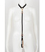 Nenette collar with a detachable leash | Luxury Kink