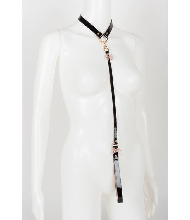 Nenette collar with a detachable leash | Luxury Kink