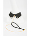 Noir Satin Collar & Leash | Luxury Kink