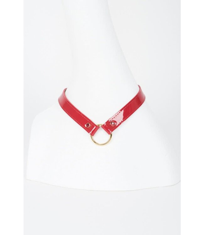Red Hot Collar and Leash | Luxury Kink