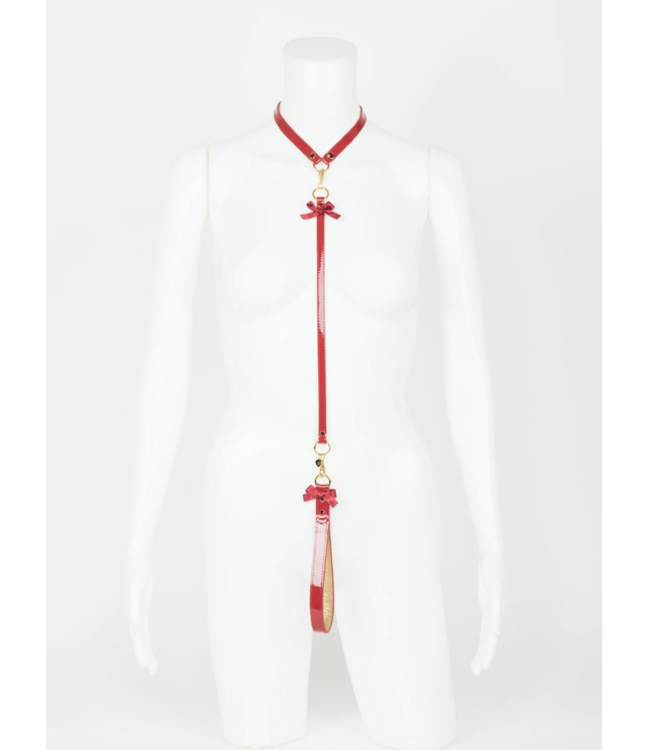 Red Hot Collar and Leash | Luxury Kink