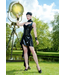 Asymmetrical Black Latex Dress