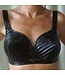 Black PVC Bullet Bra
