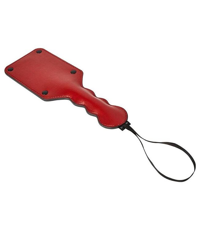 Red Saffron Square Spanking Paddle | BDSM Impact Play