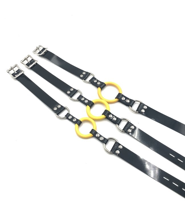 Ring gag with thin straps |Open  Mouth Gag