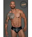Noir Handmade Masculine Shorts with continuous zipper