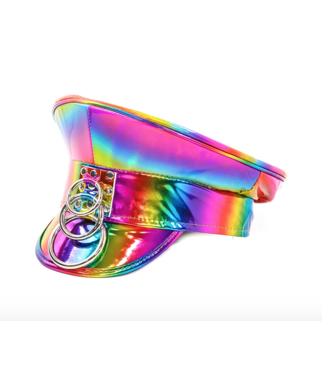 Three Flap Ring Vinyl Hat