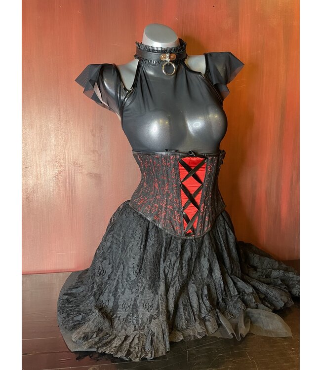 Goth Prom Lace waspie