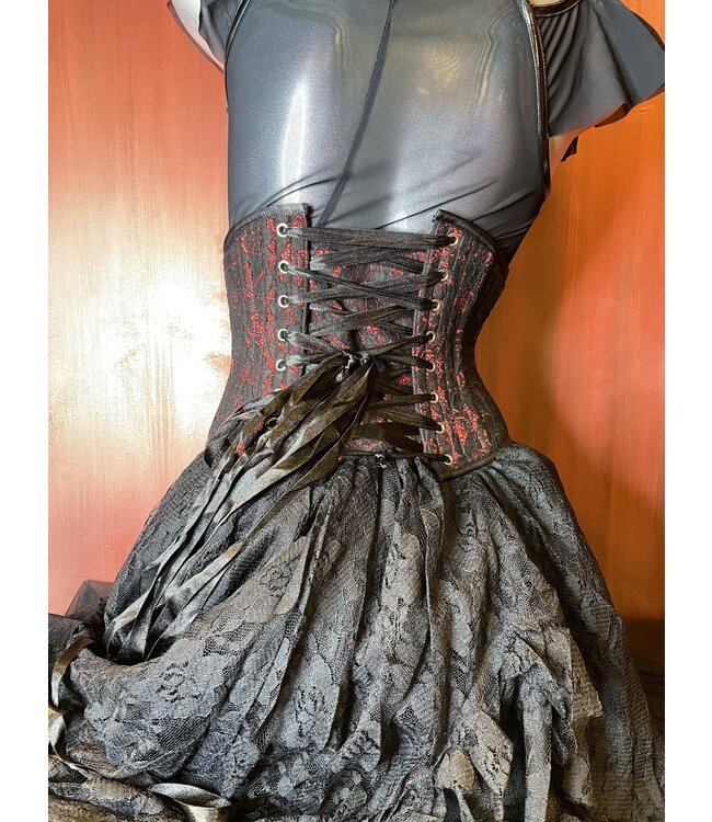 Goth Prom Lace waspie