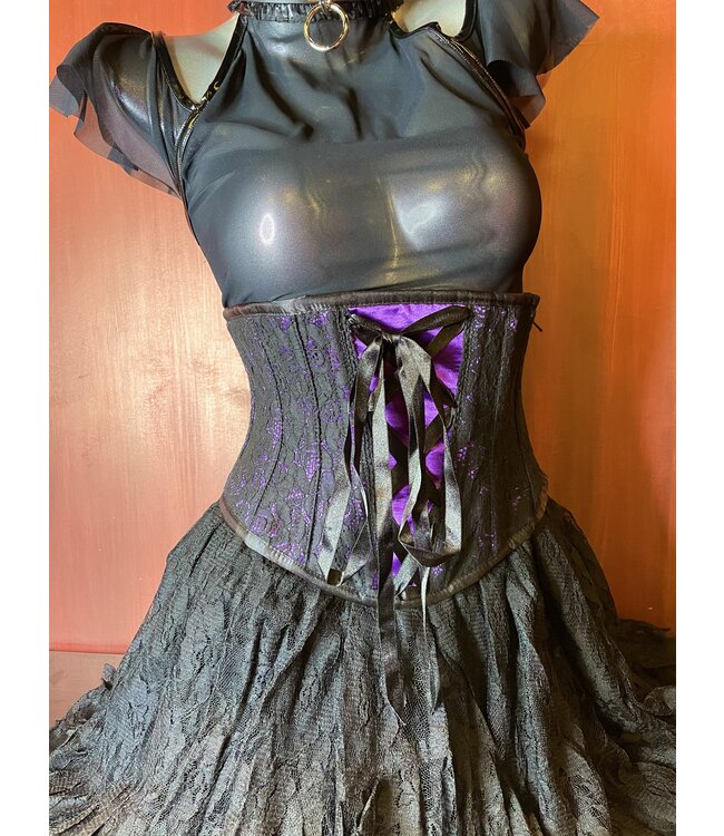 Goth Prom Lace waspie