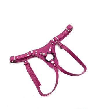 Aslan Leather Nicki Jaguar Dildo Harness | Aslan Leather