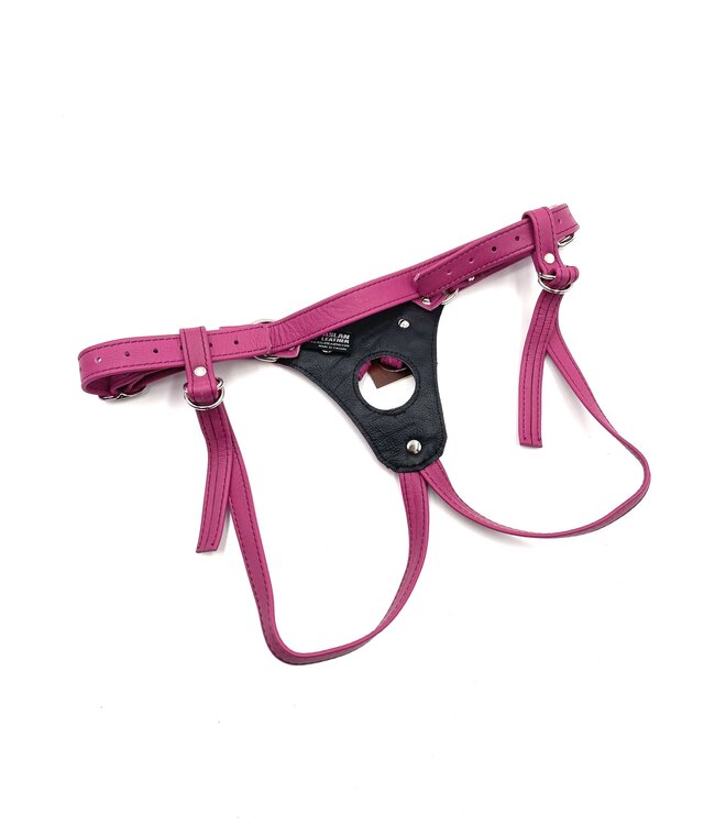 Nicki Jaguar Dildo Harness | Aslan Leather