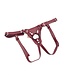 Cherry Jaguar Dildo Leather Harness | Aslan Leather