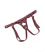 Cherry Jaguar Dildo Leather Harness | Aslan Leather