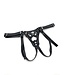 Aslan Leather Black Jaguar Strapon Dildo Harness | Aslan Leather