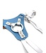 Crystal Blue Jaguar Dildo Harness