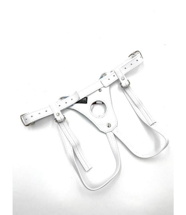 Crystal Blue Jaguar Dildo Harness