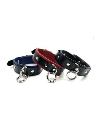 Spanked Leather Bondage Lockable Collar