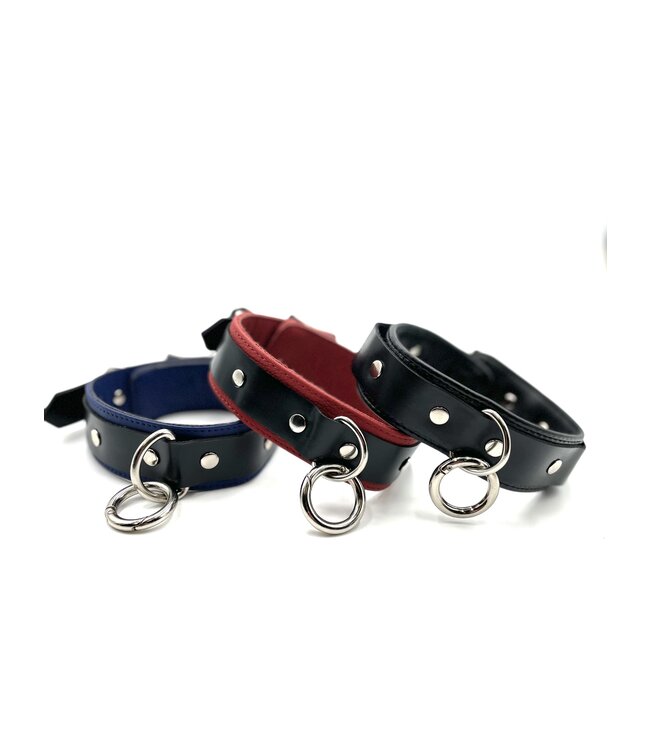 Leather Bondage Lockable Collar