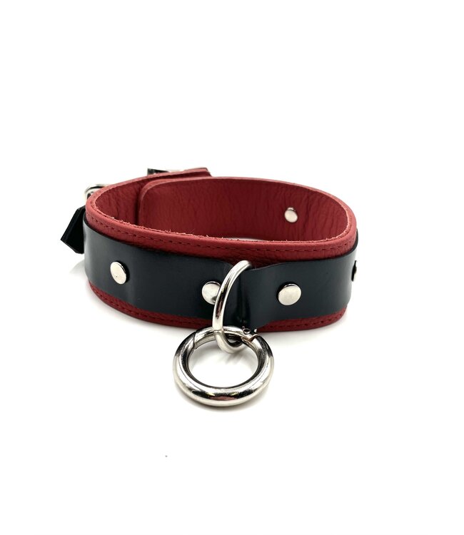 Leather Bondage Lockable Collar