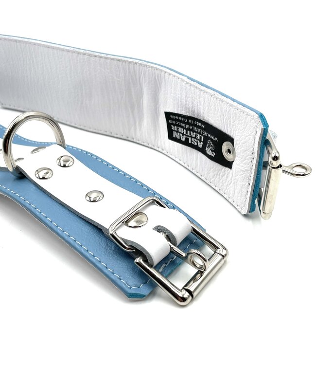 Crystal Blue Ankle Cuffs