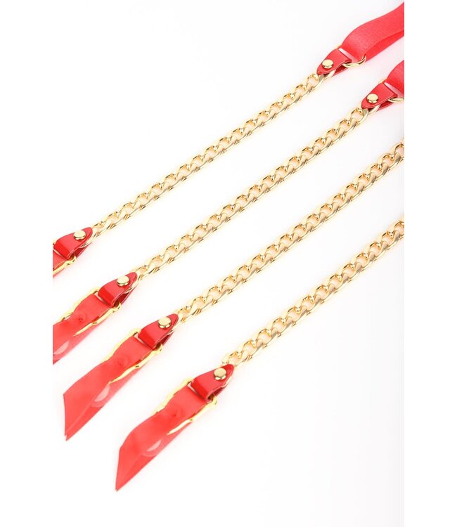 Roja Chain Garter Belt | Luxury Kink