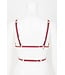 Red Hot Cage Body Harness | Luxury Kink