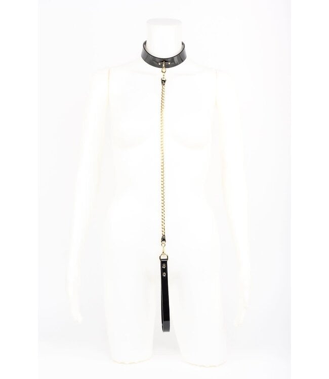 Rica Leather Collar and Leash | Luxury Kink