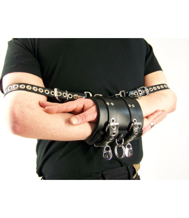 Leather Armbinder with Straps