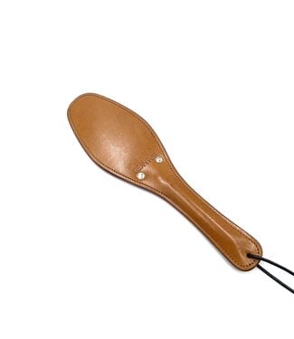 Spanked Step On Me Leather Paddle | Spanking Paddle