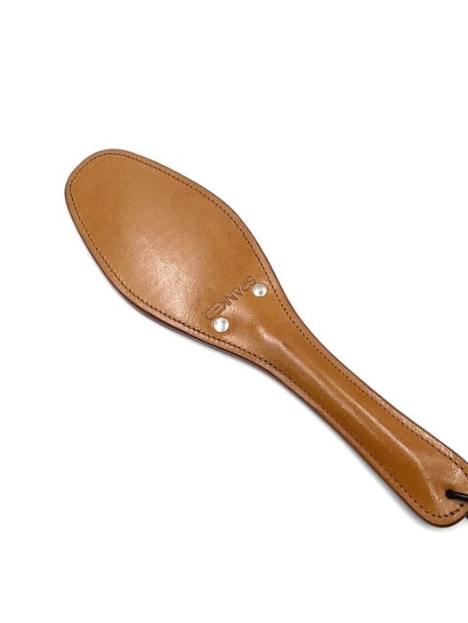 Double Layered Leather BDSM Paddle in Walnut