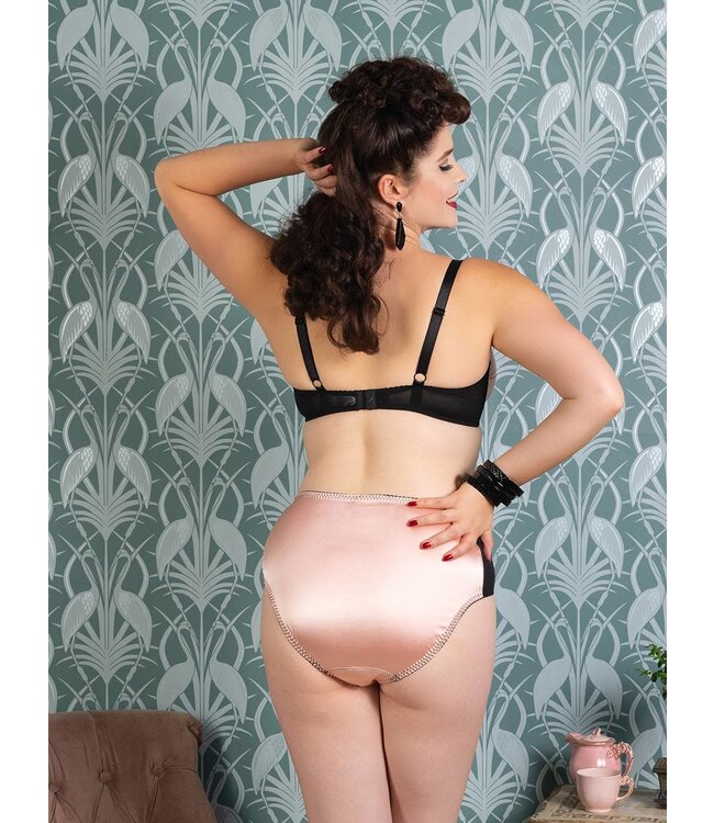 Blush satine knickers