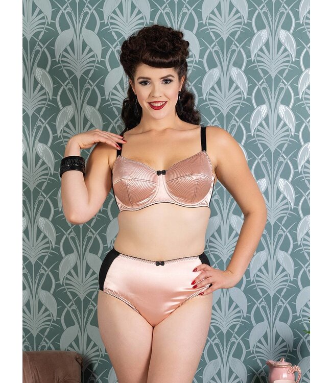 Blush satine knickers