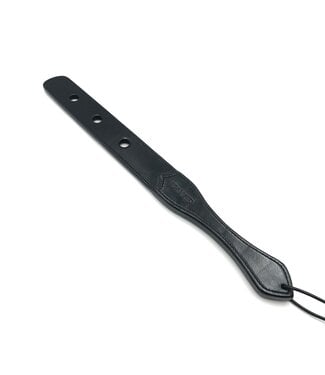 Spanked Lets Get Frisky Leather Paddle