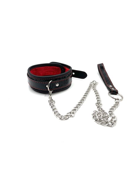 Kulla Darque collar and leash