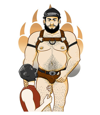 Bondesque Kinky Greeting Cards - Daddy Bear