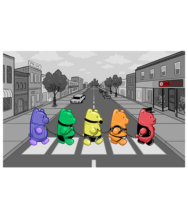 Kinky Greeting Cards- Rainbow bears