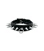 Spanked Modern Punk Collar | Leather Spiked BDSM Collar with O-Ring