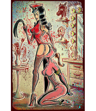 Bondesque Pin Up Worship | Kinky Wall Art