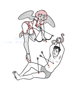 Bondesque Kinky Greeting Cards - BE MINE