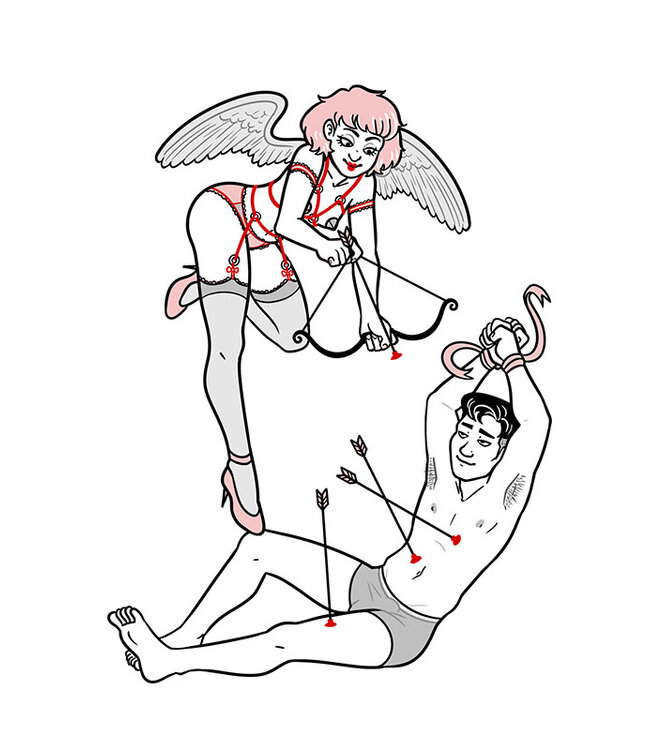 Kinky Greeting Cards - BE MINE