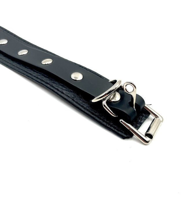 Cumfy Bondage Locking  Collar | Aslan Leather