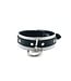 Black and White Leather Collar | Jaguar Collection  By Aslan Leather