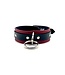 Aslan Leather Red and Black Leather Collar | Jaguar Collection