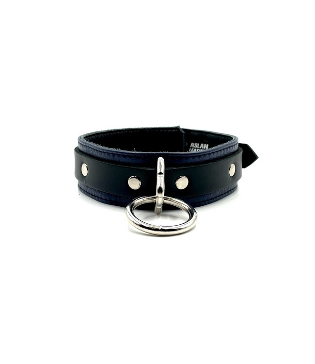 Purple  Leather Collar | Jaguar Collection By Aslan Leather