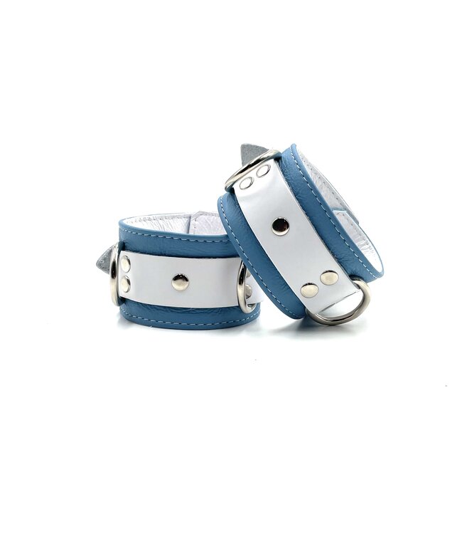 Crystal Blue Ankle Cuffs